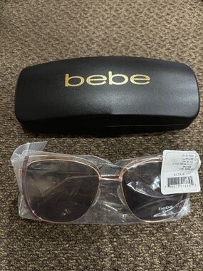 New BEBE Sunglasses 7249 710 Rose Gold with case